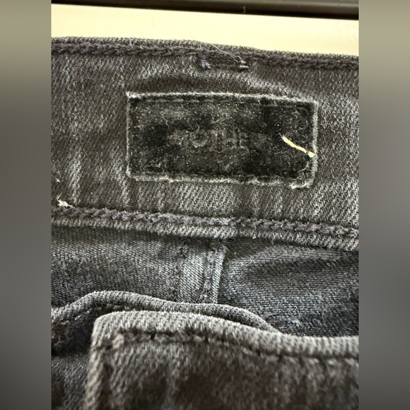 Frame Denim Black the hustler ankle fray in not guilty wash - Picture 5 of 8